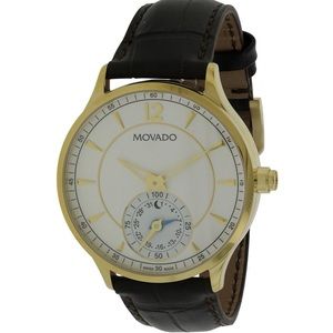 Movado Circa Motion Leather Smartwatch Mens Watch 0660008